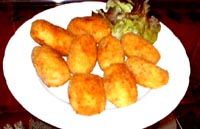 receta de Croquetas de gambas y patatas