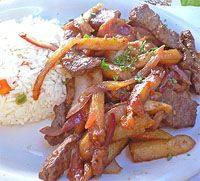 receta de Lomo saltado