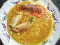 receta de Arroz con buey de mar