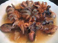 receta de Pulpitos encebollados