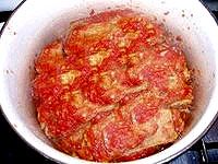 receta de Acelgas con salsa de tomate