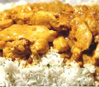 receta de Pollo a la Pakistani con arroz