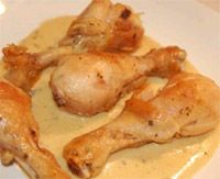 receta de Pollo al estragn