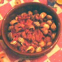 receta de Caracoles con chorizo