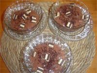 receta de Mousse de chocolate y turrn