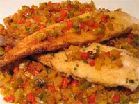 receta de Lenguado con verduritas