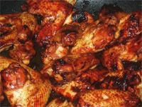 receta de Alitas de pollo con salsa barbiquiu