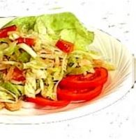 receta de Ensalada  roja y verde