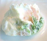 receta de Huevos escalfados Asako