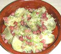 receta de Alcachofas con jamón