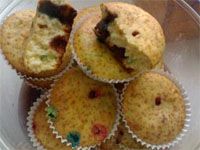 receta de Muffins smarties