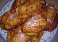 receta de Picatostes o torrijas asturianas
