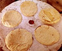 receta de Tortillas de maz