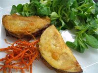 receta de Empanadilla berenjena de jamn y queso