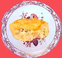 receta de Tortilla de jamón  francesa