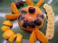 receta de Postre de frutas y gelatina
