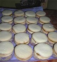 receta de Alfajores de maicena 