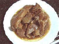 receta de Cerdo en salsa de soja