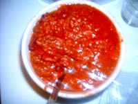 receta de Salsa con tomate concassée