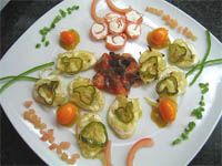 receta de Aperitivos con kumquats