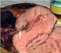 receta de Roast beef a la mostaza