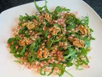 receta de Ensalada de rcula, granada y nueces