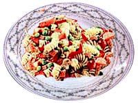 receta de Ensalada de pasta de colores