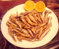 receta de Boquerones fritos