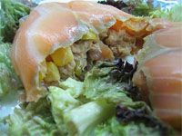 receta de Ensalada con sorpresa de salmn