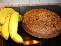 receta de Torta de Banana o Cambur  