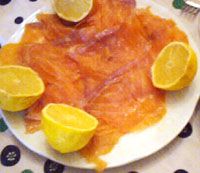 receta de Canapé de salmón