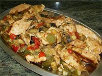 receta de Solomillo de pavo con verduritas