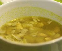 receta de Sopa de pollo con cardamomo