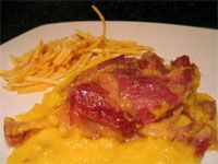 receta de Confit de pato con pur de mango