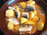 receta de Anguilas en all i pebre