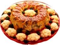 receta de Pudn de coliflor