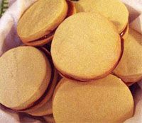 receta de Alfajores amores  