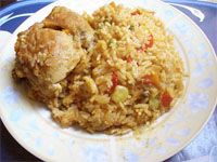 receta de Arroz con pollo y especias 