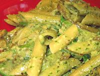 receta de Macarrones al pesto II