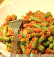 receta de Habichuelas verdes con tomate