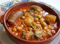 receta de Cazuela de cerdo con garbanzos