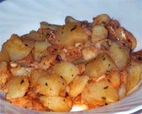 receta de Patatas con bacalao
