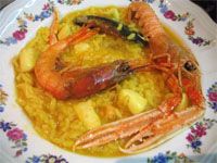 receta de Caldereta de arroz con marisco