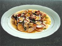 receta de Sopa de almejas II