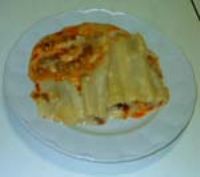 receta de Canelones a la Merch de espinacas