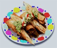 receta de Antojitos mexicanos (flautas) 