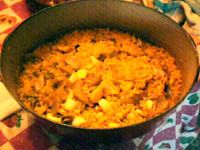 receta de Arroz con alcachofas