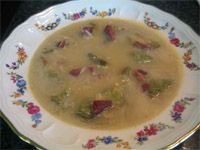 receta de Sopa de alcachofas