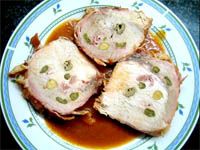 receta de Lomo de cerdo mechado