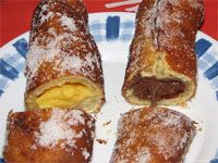 receta de Chuchos de crema y de Nutella